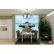 Wallpapers mural sea romance, palms with a bridge Wallpapers mural sea romance, palms with a bridge