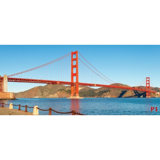 Wallpapers mural daily view of the bridge in San Francisco 2 Wallpapers mural daily view of the bridge in San Francisco 2