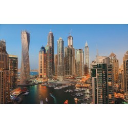 Wallpapers mural daily view of Dubai skyscrapers Wallpapers mural daily view of Dubai skyscrapers
