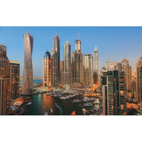 Wallpapers mural daily view of Dubai skyscrapers