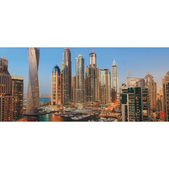 Wallpapers mural daily view of Dubai skyscrapers