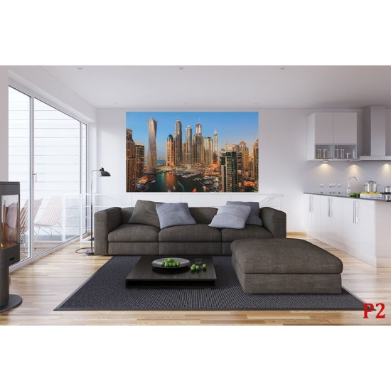 Wallpapers mural daily view of Dubai skyscrapers