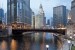 Wallpapers mural panoramic daily view of Chicago and river
