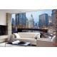 Wallpapers mural panoramic daily view of Chicago and river