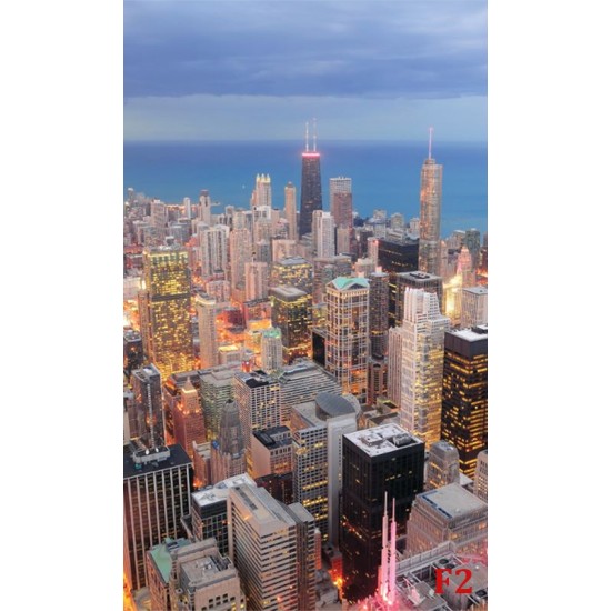 Wallpapers mural view urban high buildings