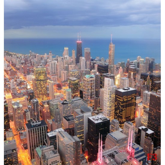 Wallpapers mural view urban high buildings