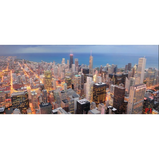 Wallpapers mural view urban high buildings