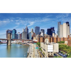 Wallpapers day view of Brooklyn Bridge, New York Manhattan 