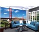 Photo mural daily view of the bridge in San Francisco 3 Photo mural daily view of the bridge in San Francisco 3