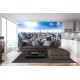 Photo mural panoramic day view of the Manhattan New York sun Photo mural panoramic day view of the Manhattan New York sun