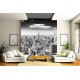 Wall murals Manhattan tower view in gray
