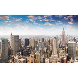 Wallpapers mural panoramic view of Manhattan skyscrapers