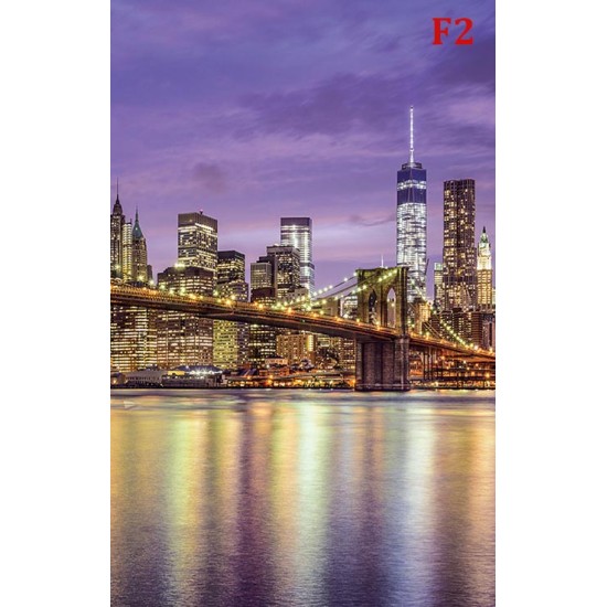Wallpapers view colorful view of the Brooklyn Bridge