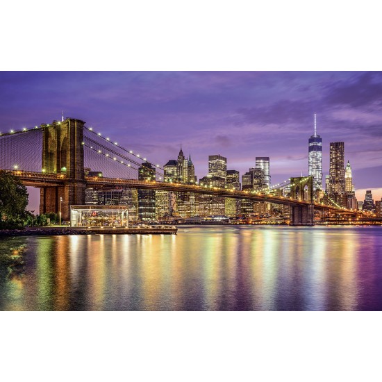 Wallpapers view colorful view of the Brooklyn Bridge