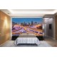 Wallpapers mural night attractive view shining Shanghai