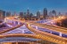 Wallpapers mural night attractive view shining Shanghai