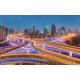 Wallpapers mural night attractive view shining Shanghai