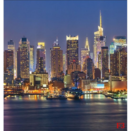 Wallpapers mural coast of night New York