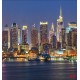 Wallpapers mural coast of night New York