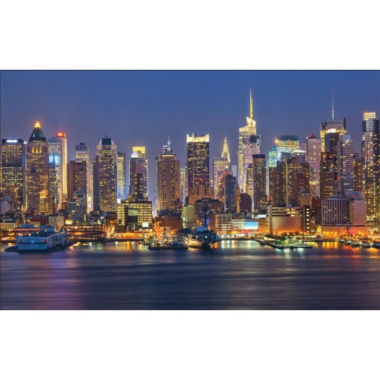 Wallpapers mural coast of night New York