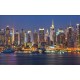 Wallpapers mural coast of night New York