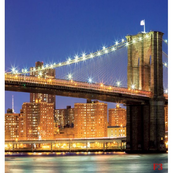 Wallpapers brooklyn bridge beautiful view at night