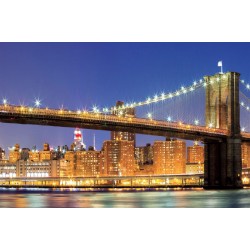 Wallpapers brooklyn bridge beautiful view at night