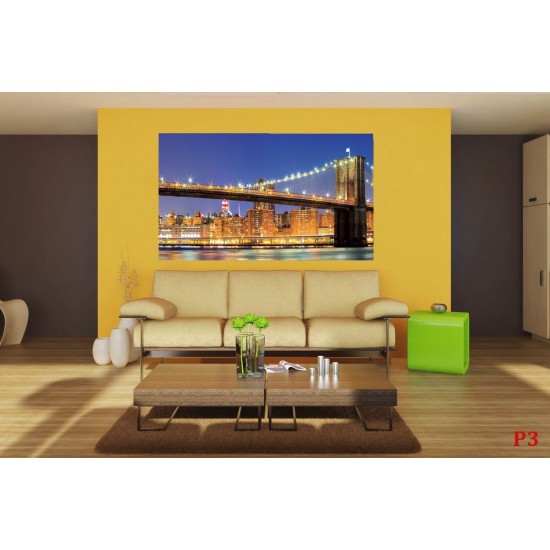 Wallpapers brooklyn bridge beautiful view at night