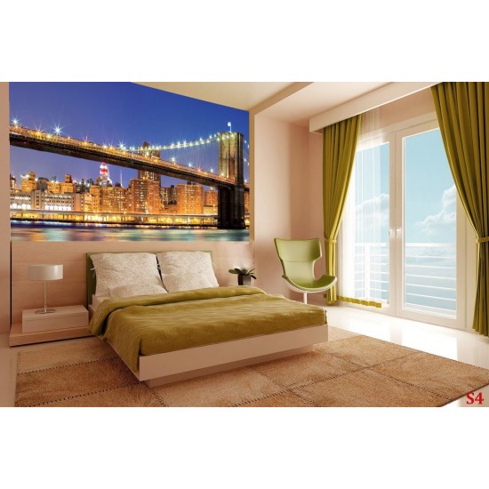 Wallpapers brooklyn bridge beautiful view at night