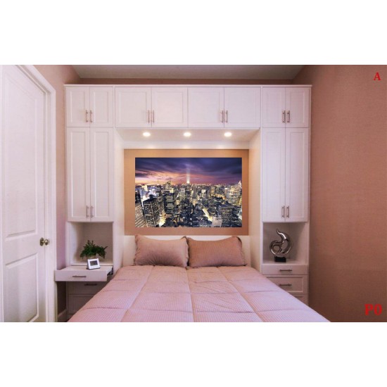 Wallpapers mural night panorama New York