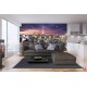 Wallpapers mural night panorama New York