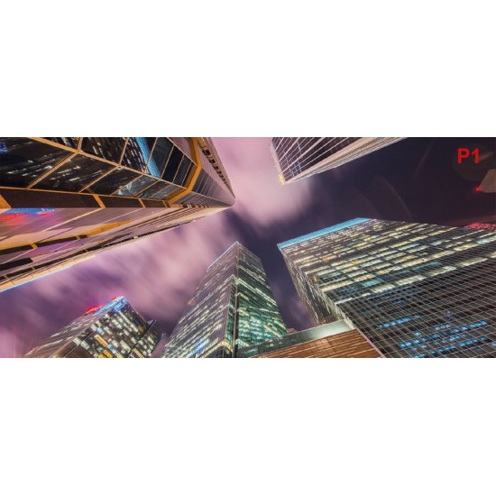 Wallpapers mural buildings panoramic view from below