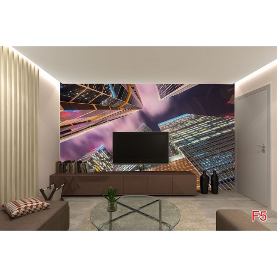 Wallpapers mural buildings panoramic view from below