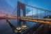 Wallpapers mural bridge in 2 colore night sky