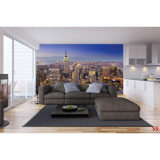 Photo mural city view from a skyscraper in New York