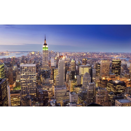 Photo mural city view from a skyscraper in New York