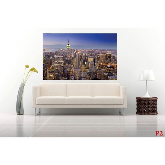 Photo mural city view from a skyscraper in New York