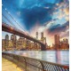 Wallpapers mural bridge with a wonderful sky