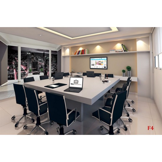 Photo mural room view with city at night 3d effect Photo mural room view with city at night 3d effect