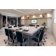 Photo mural room view with city at night 3d effect Photo mural room view with city at night 3d effect