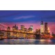 Wallpapers mural New York bridge colorful in 2 colors