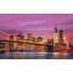 Wallpapers mural New York bridge colorful in 2 colors