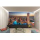 Photo mural beautiful night view of Dubai in 2 colours Photo mural beautiful night view of Dubai in 2 colours