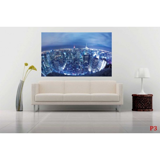 Wallpapers mural panoramic view of Manhattan 2