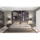 Wallpapers mural street in Paris in two color graphic Wallpapers mural street in Paris in two color graphic