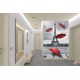Wall murals Eiffel tower and red umbrellas Wall murals Eiffel tower and red umbrellas