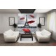Wall murals Eiffel tower and red umbrellas Wall murals Eiffel tower and red umbrellas