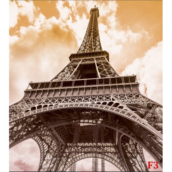 Wall murals Eiffel Tower in 2 options background Wall murals Eiffel Tower in 2 options background
