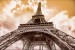 Wall murals Eiffel Tower in 2 options background