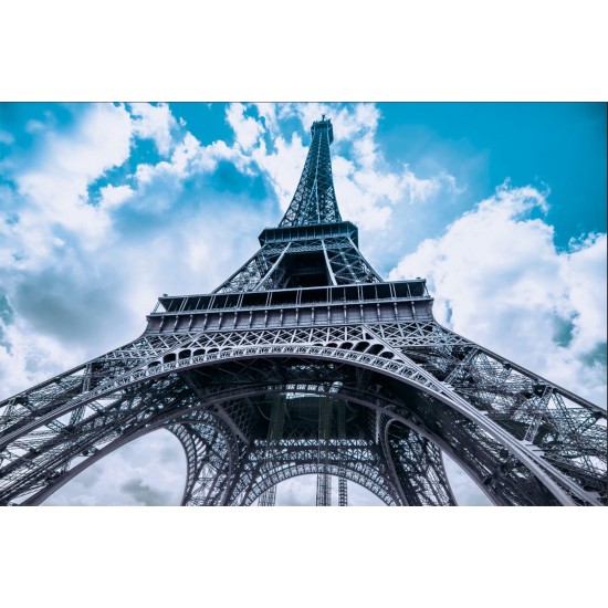 Wall murals Eiffel Tower in 2 options background Wall murals Eiffel Tower in 2 options background